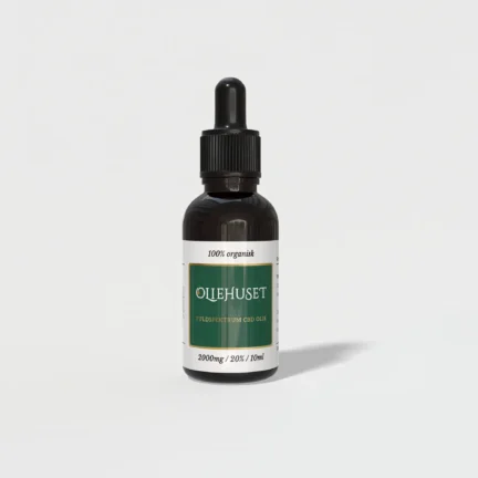CBD Olie 10ml 2-0 - 2000mg 20% 100% organisk fuldspektrum fra Oliehuset