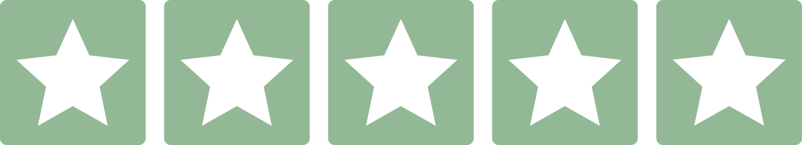 Score - Light green background, white stars